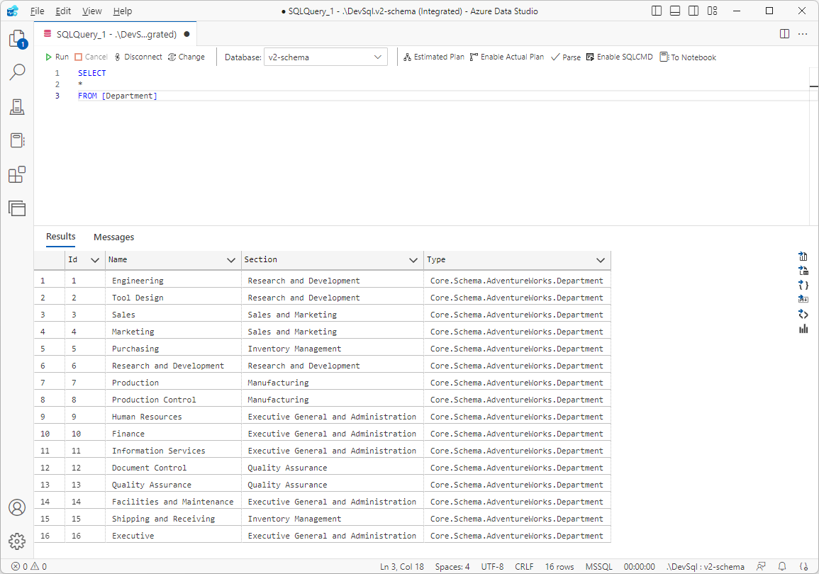 Migrate Department