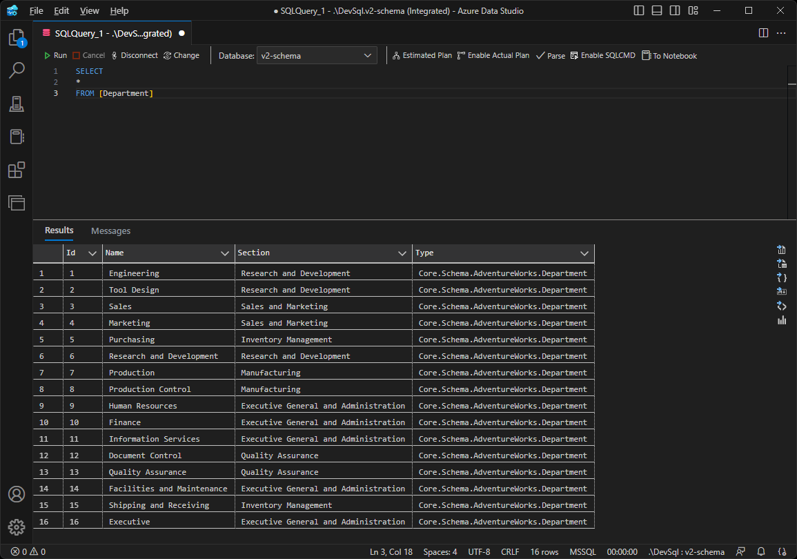 Migrate Department