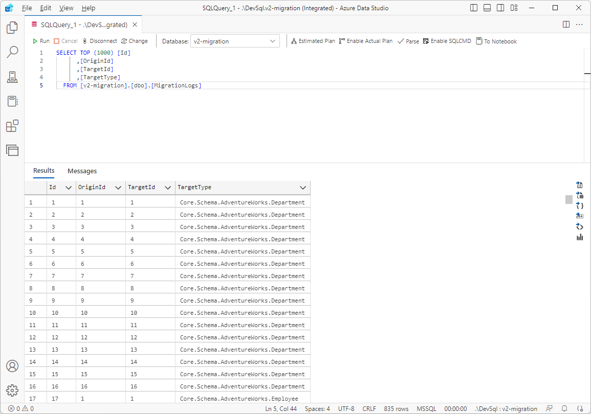 Migrate Full Logs