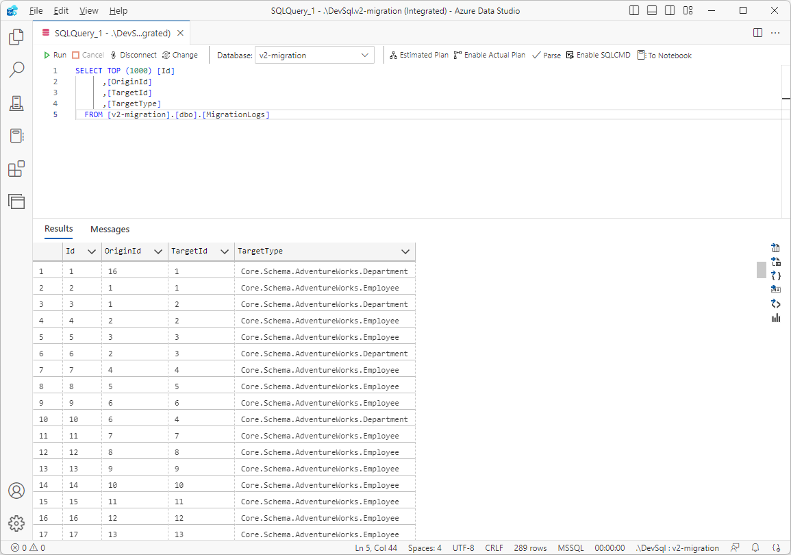 Migrate Recursive Logs